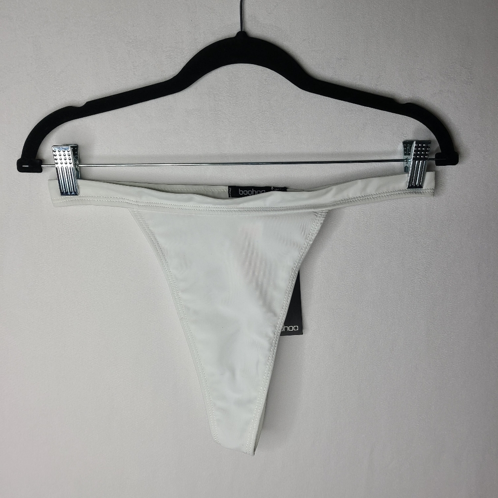 BooHoo Beach Women's Thick Waist Thong Bikini Briefs Size 6